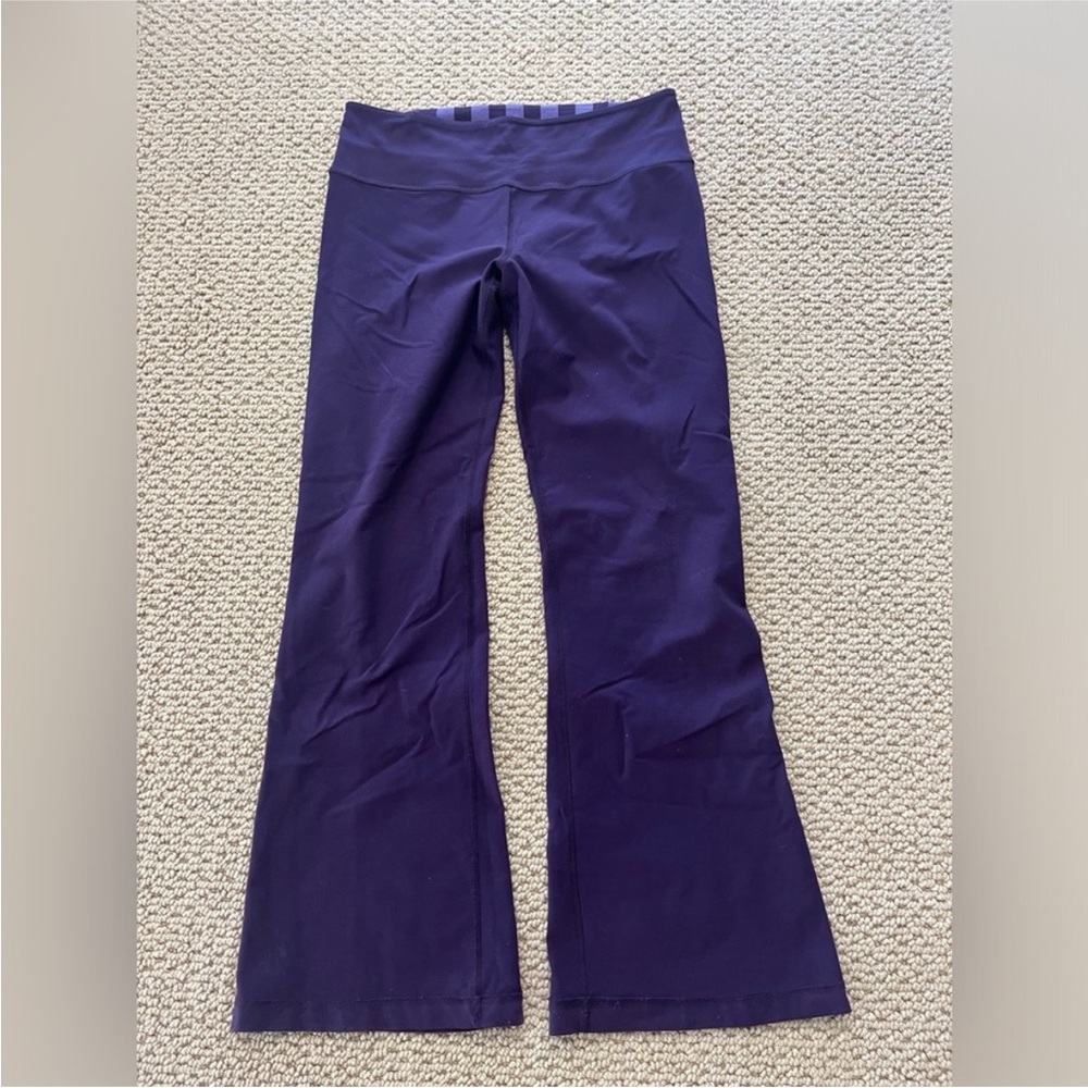 Lululemon Purple Flared Leggings Size 8